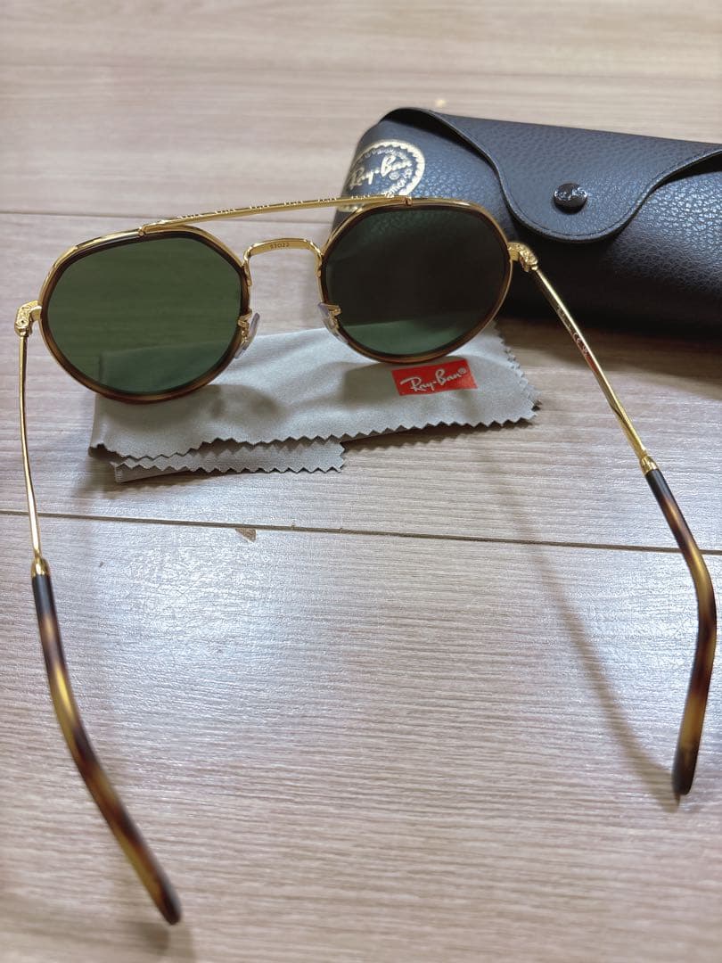 Ray-Ban オクタゴン型サングラス ゴールド