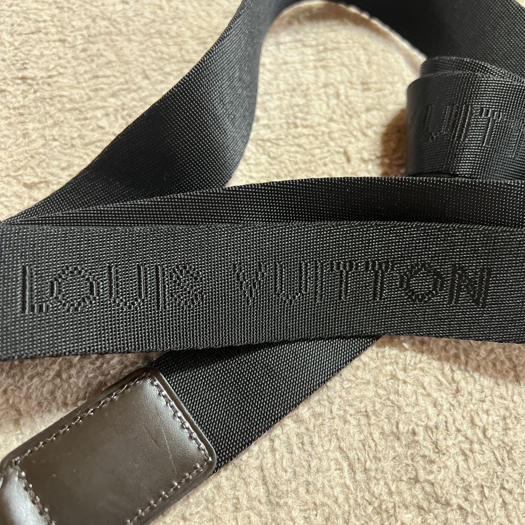 Louis Vuitton ブラック ナイロン ストラップ