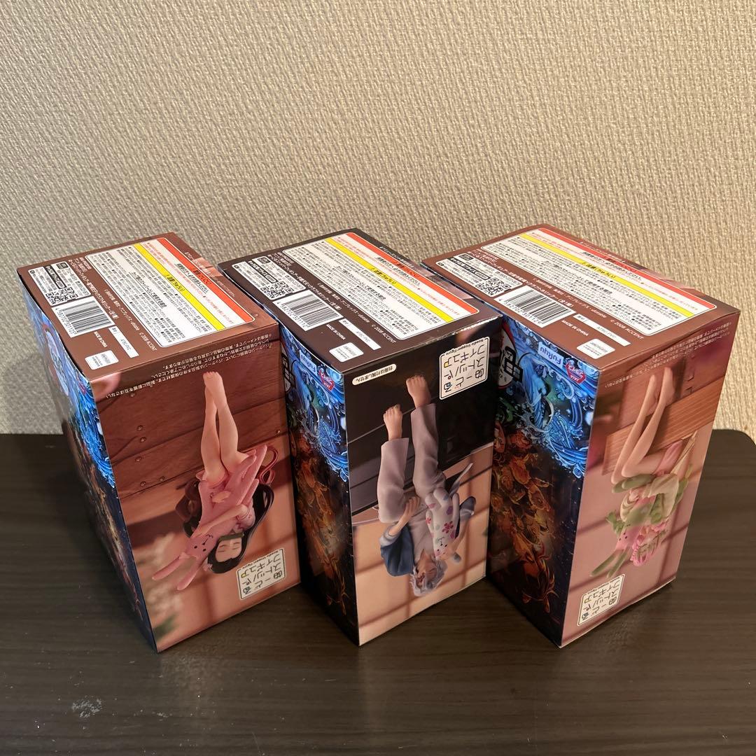 鬼滅の刃 ぬーどるストッパーフィギュア ラウンドワン限定3体セット 鬼滅の刃 ぬーどるストッパーフィギュア ラウンドワン限定3体セット