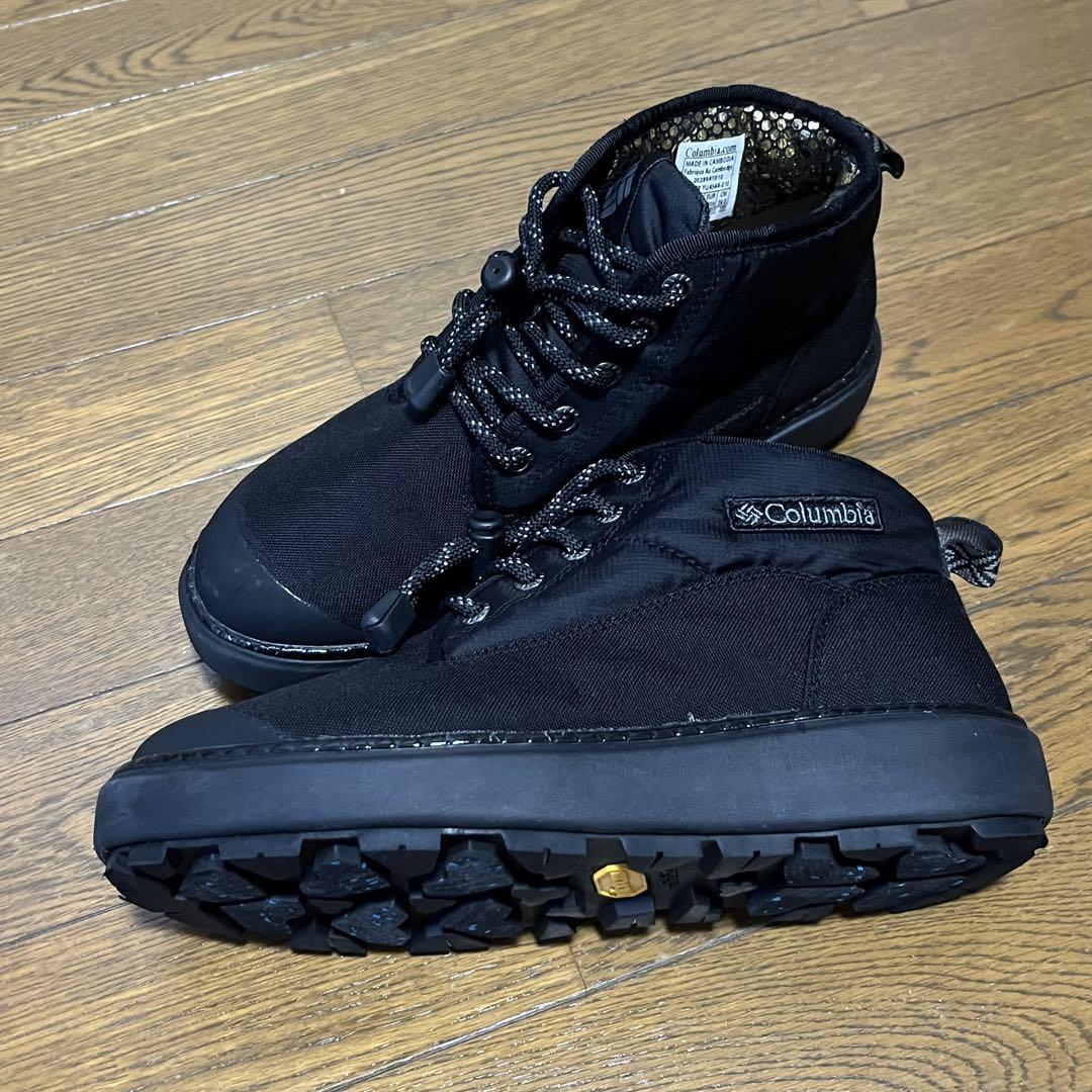 Columbia 冬用ブーツ Lサイズ 黒 Columbia／ホーソンレイン サイドゴア オムニテック／防水ブーツ