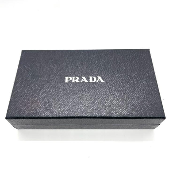 フリーポケ ⭐️良品⭐️プラダ ラウンドファスナー 長財布 ytf5v-m34013710059 サフィアーノ パブランド