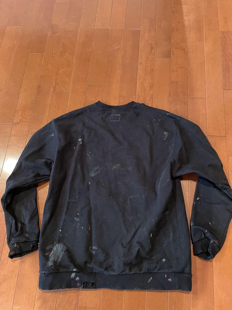 PABLO VINCI Damage sweat shirt Lサイズ