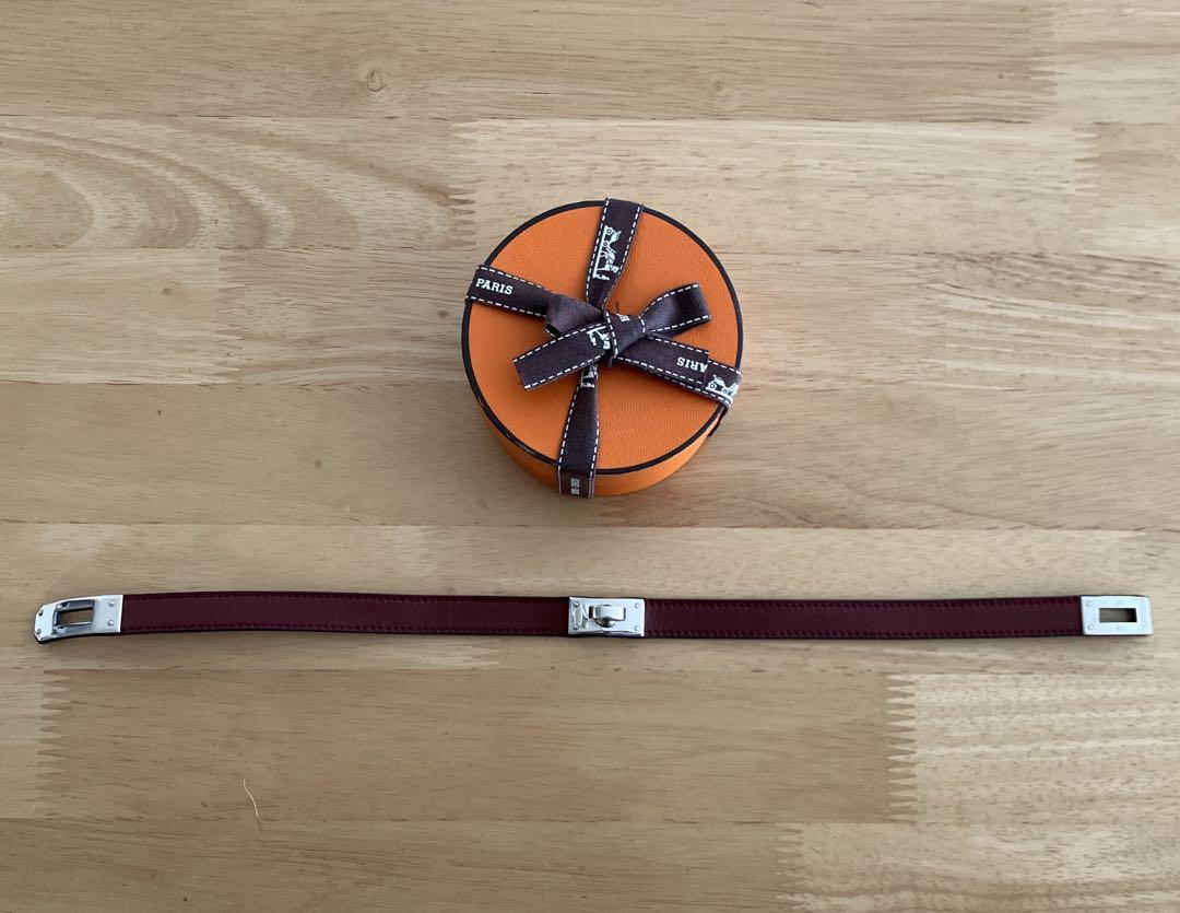 HERMES エルメス ケリー ドゥブルトゥール ブレスレット レザー