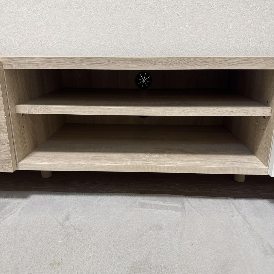 ハンドメイド カントリー家具 テレビ台 ハートくり抜き