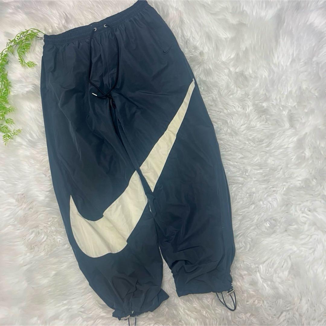 NIKE ナイキ ナイロンパンツ ジョガーパンツ ビッグスウッシュロゴXL(LL)・NIKE