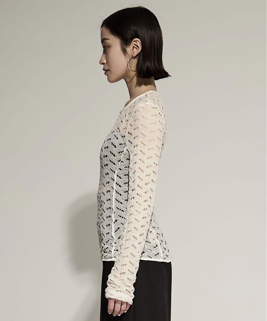 TODAYFUL Jacquard Long T-shirts ロングTシャツ