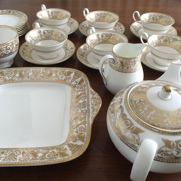 ウエッジウッド 食器セット（ フロレンティーン・ゴールド )WEDGWOOD