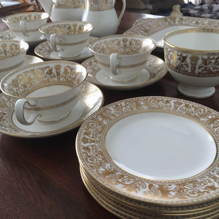 ウエッジウッド 食器セット（ フロレンティーン・ゴールド )WEDGWOOD