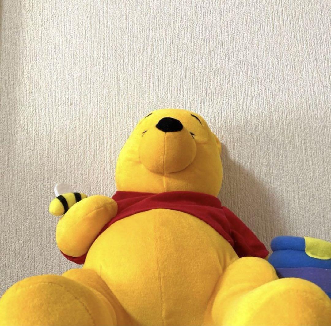 < 新品・未使用 > ディズニー くまのプーさん　ぬいぐるみ　 はちみつ　蜜蜂