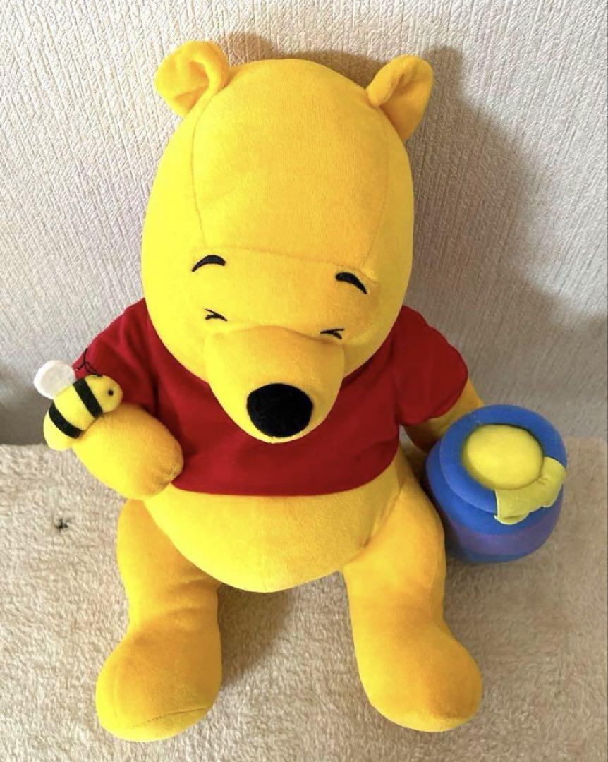 < 新品・未使用 > ディズニー くまのプーさん　ぬいぐるみ　 はちみつ　蜜蜂