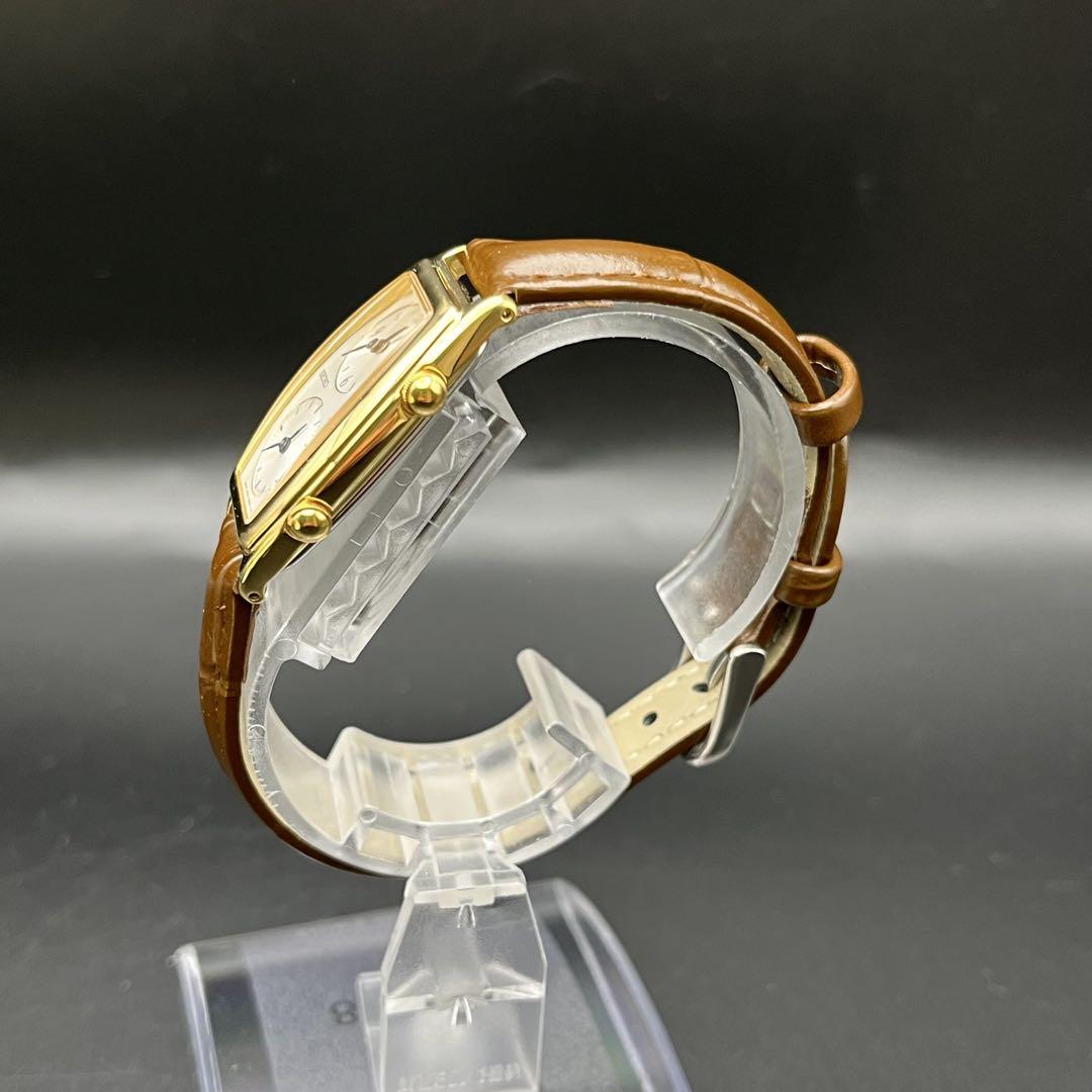 稼動 腕時計　SEIKO セイコー　ダブルフェイス　新品ベルト　新品電池　C05
