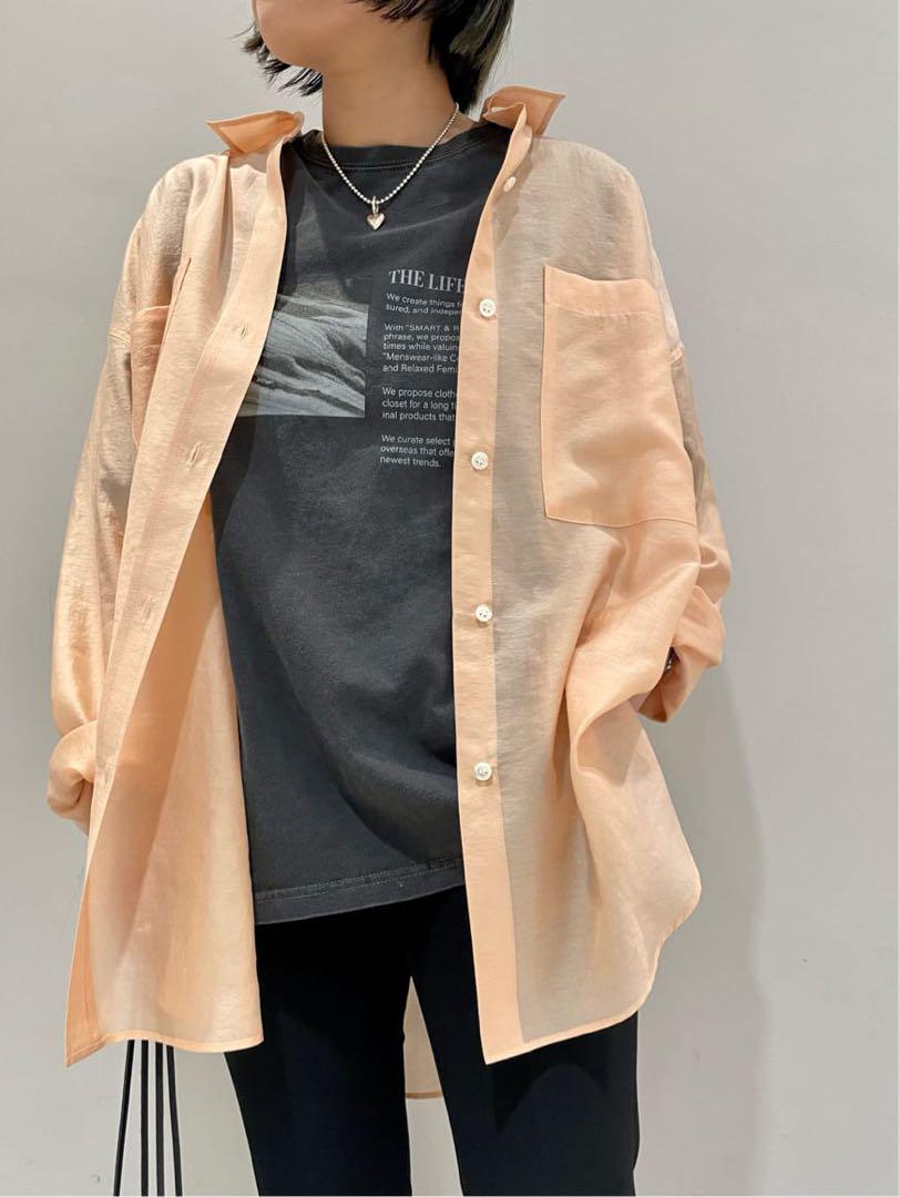 journal standard L'essage ブラウス シャツ ラミーシアーシャツ