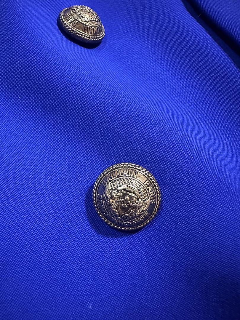 BALMAIN バルマン Blue ジャケット BT2A24J0035615ia