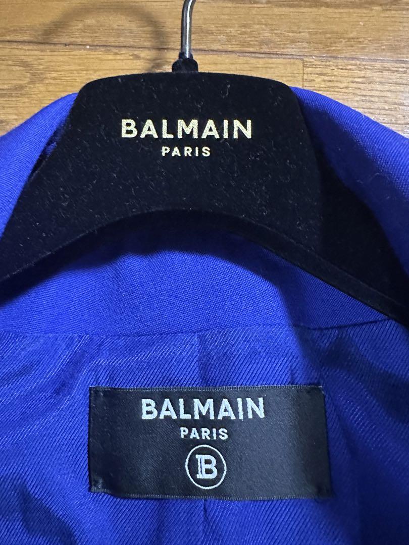 BALMAIN バルマン Blue ジャケット BT2A24J0035615ia