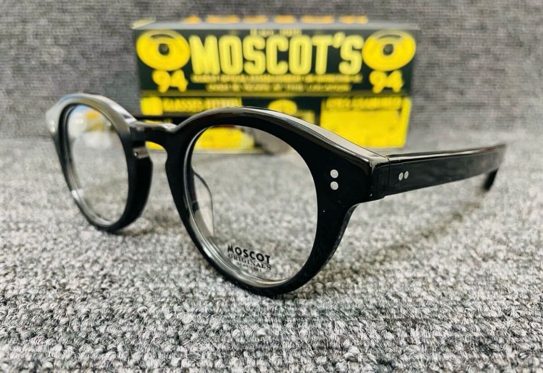 MOSCOT モスコット 眼鏡フレーム KEPPE 黒縁 ラウンド 人気