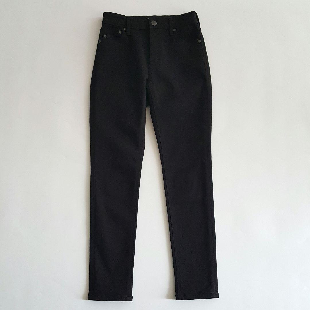 美品　ヤヌーク　パトリシア　スキニー　デニムパンツ　ストレッチ　ブラック　24