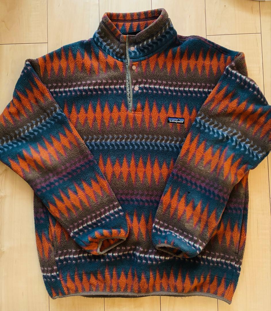 90s パタゴニア シンチラスナップ ミネハハ ヴィンテージ 古着 LL patagonia