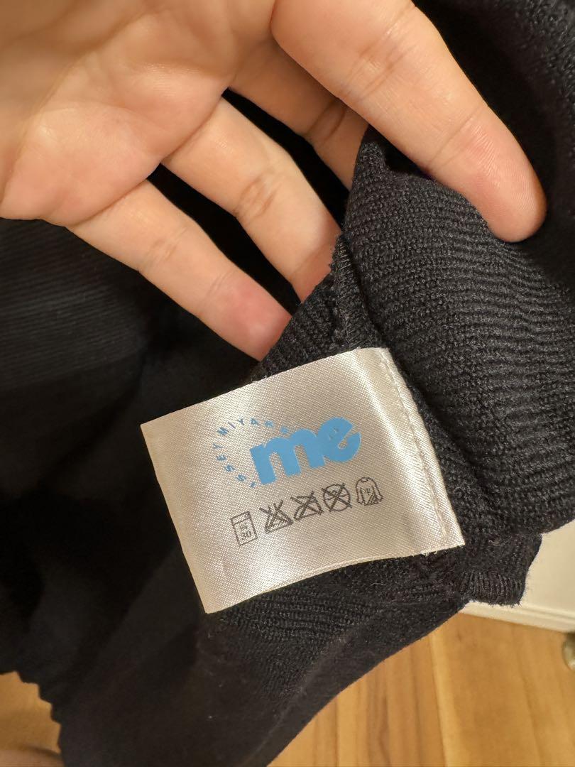 イッセイミヤケミー ひざ丈ワンピース プリーツ加工 厚手タイプ 画像3