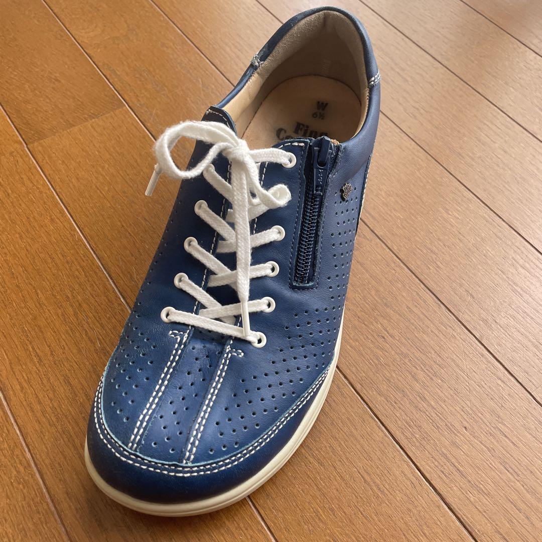 Finn Comfort カジュアルシューズ ブルー