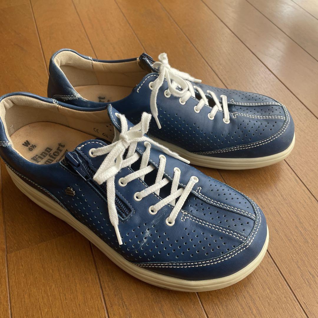 Finn Comfort カジュアルシューズ ブルー