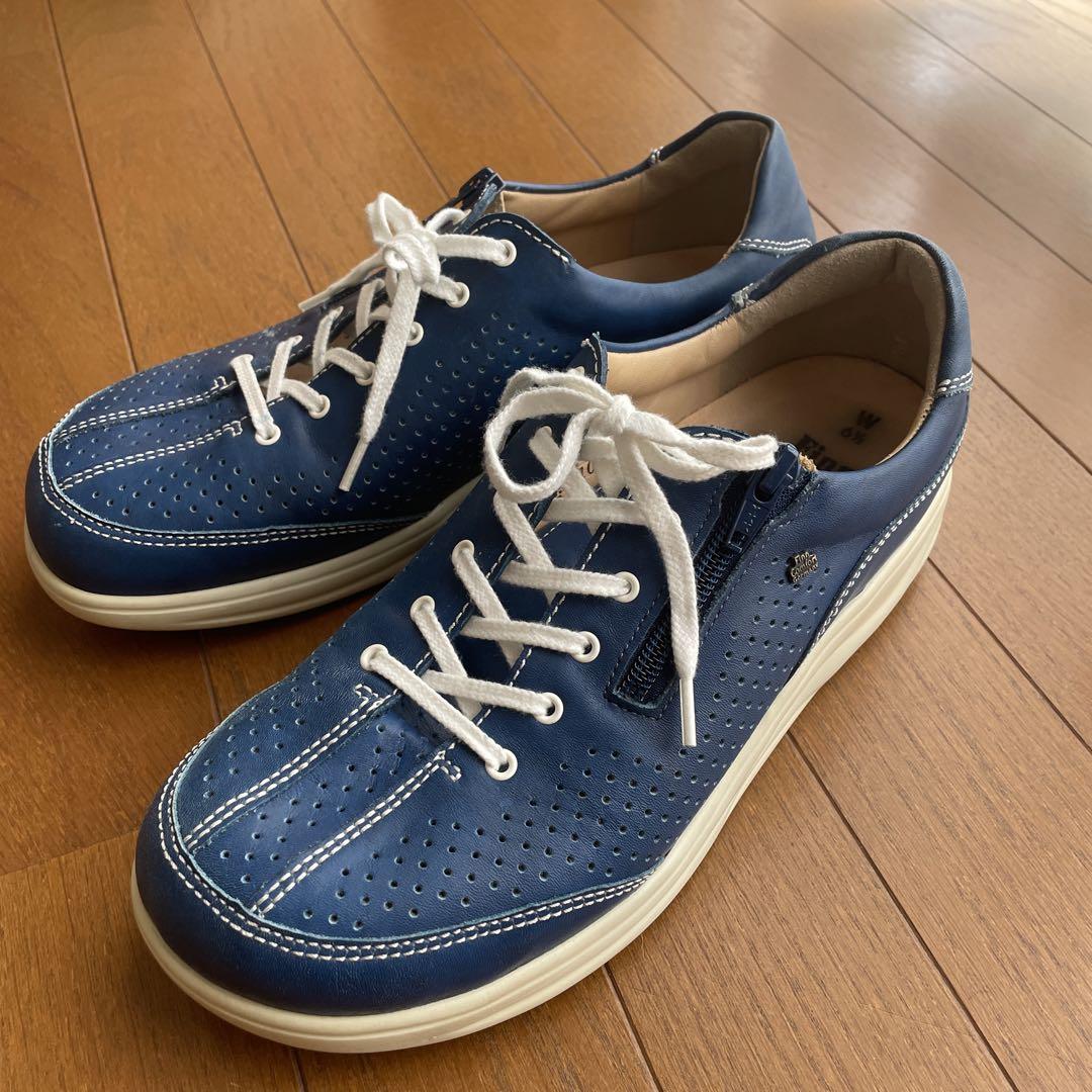 Finn Comfort カジュアルシューズ ブルー