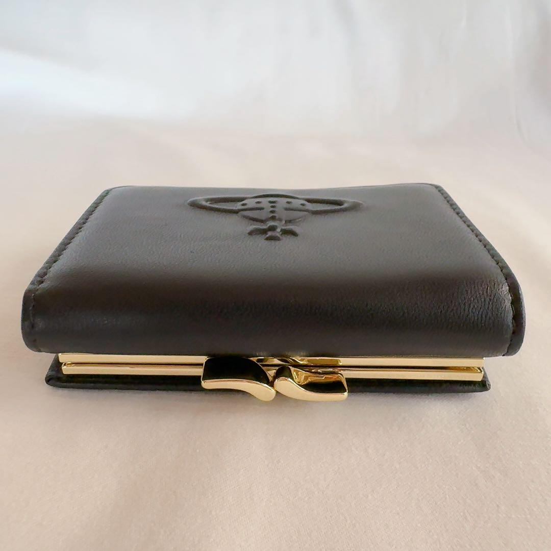 【新品未使用】Vivienne Westwood 3つ折り財布 がま口 ブラウン ヴィヴィアン ウエストウッド Vivienne Westwood 三つ折り財布