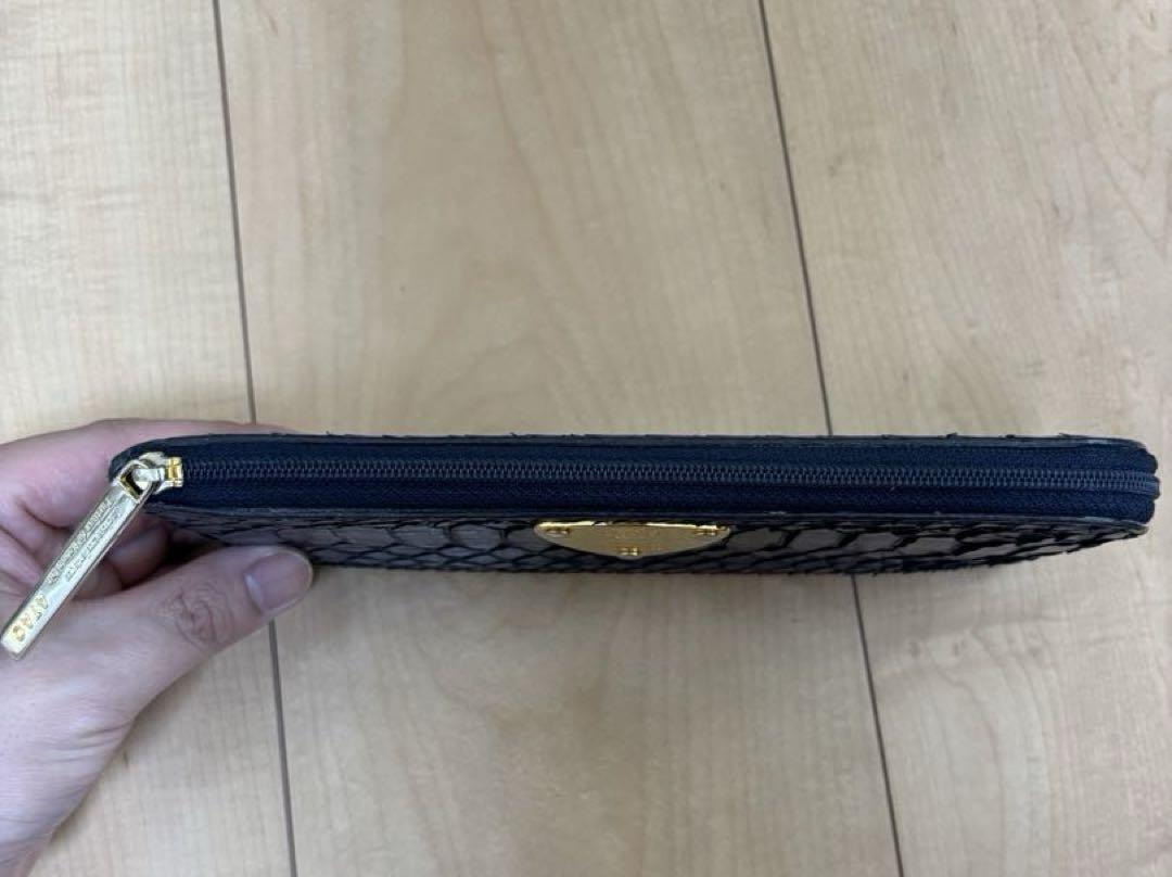 【ATAO】ネイビーレザー 長財布