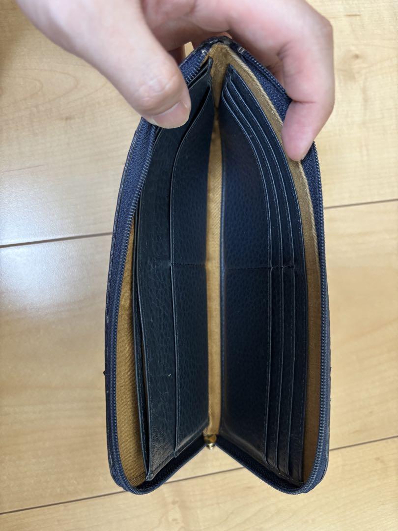 【ATAO】ネイビーレザー 長財布