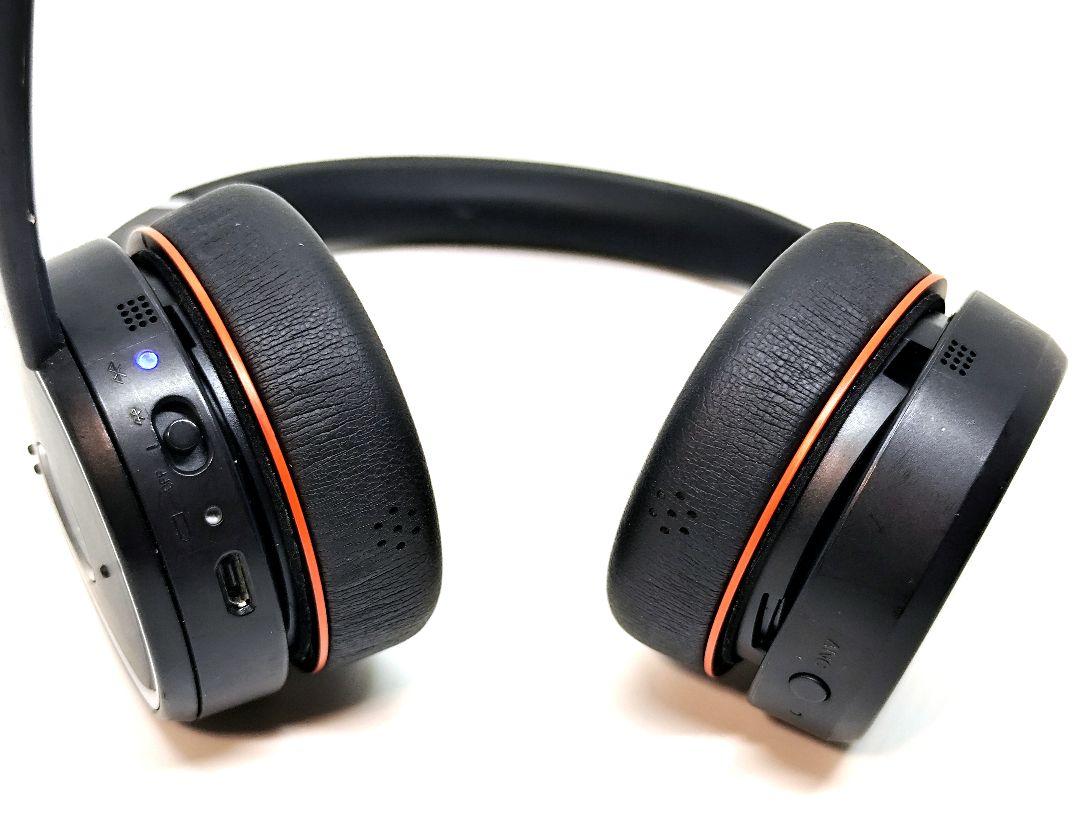 Jabra Evolve 75ワイヤレスヘッドフォン中古品