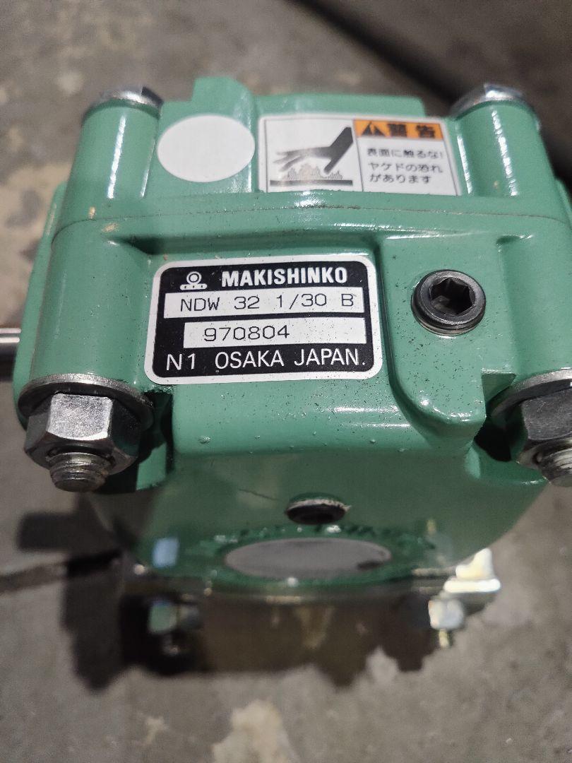 マキシンコー|MAKISHINKO 小型 一段ウォーム減速機 NDW32