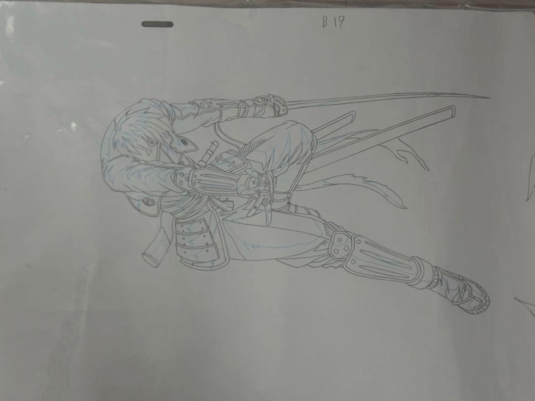 平野耕太大博覧會　ドリフターズ　島津豊久　アニメ原画