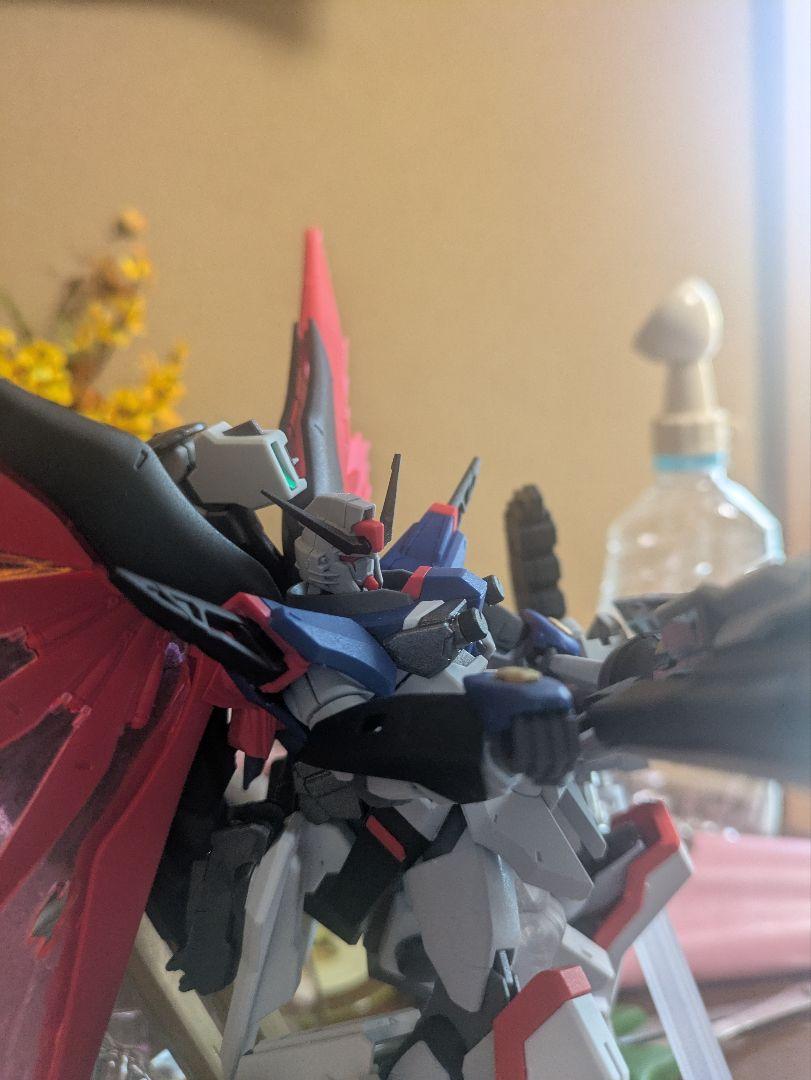 HGディスティニーガンダムSPECⅡ&ゼウスシルエット塗装済