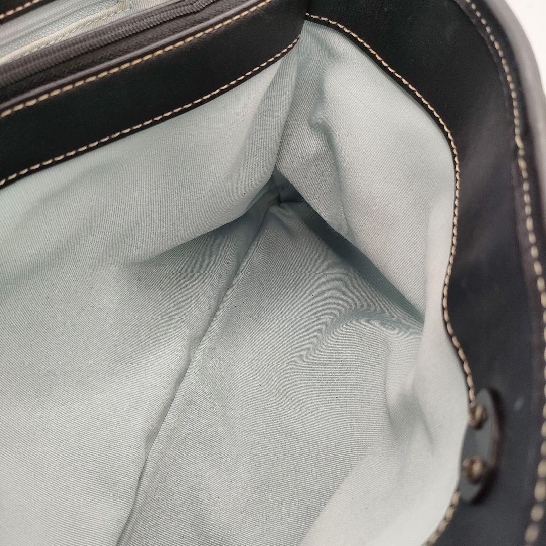 COACH ハンドバッグ ストロー ターンロック レザー かごバッグ コーチ