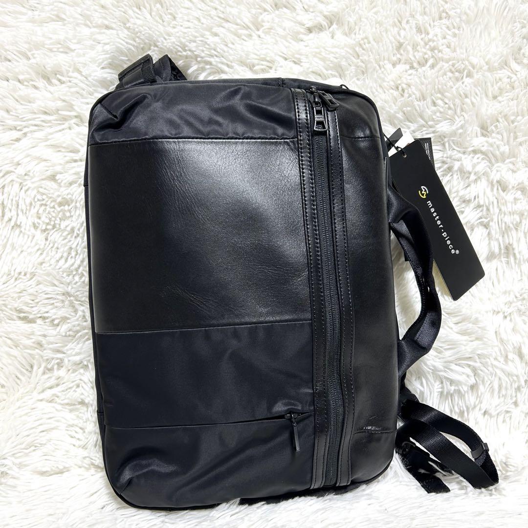 新品タグ付 マスターピース 2way スリングバッグ ビジネス バッグ ブラック