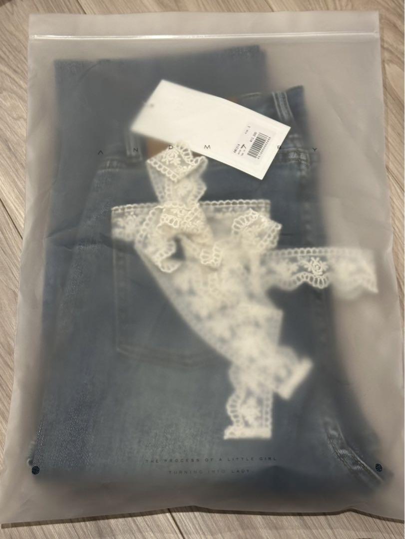 正規品 S andmary Lacey ribbon denim AM1214