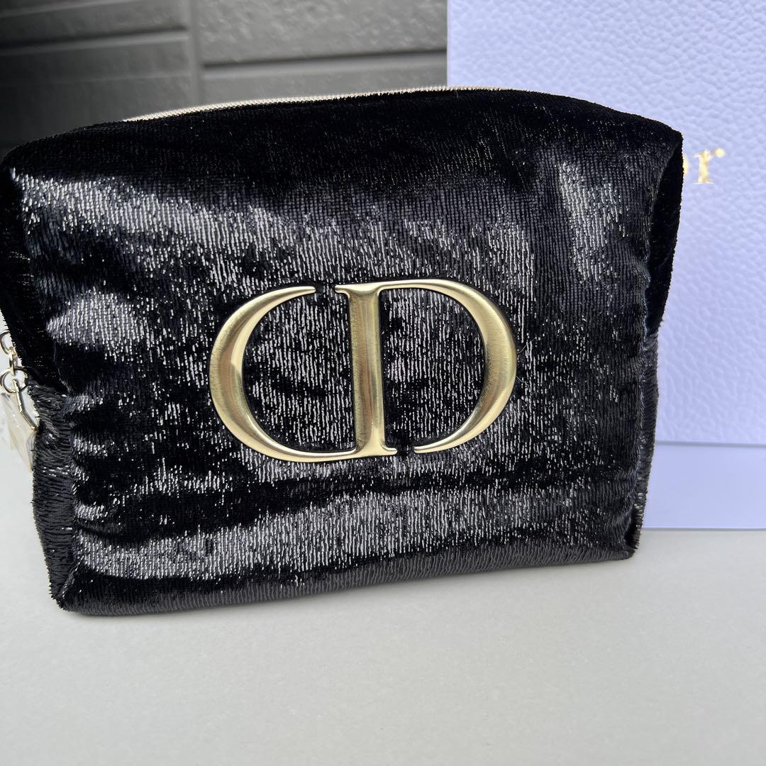 ChristianDior ディオール クリスマス限定 ポーチ BLACK その他
