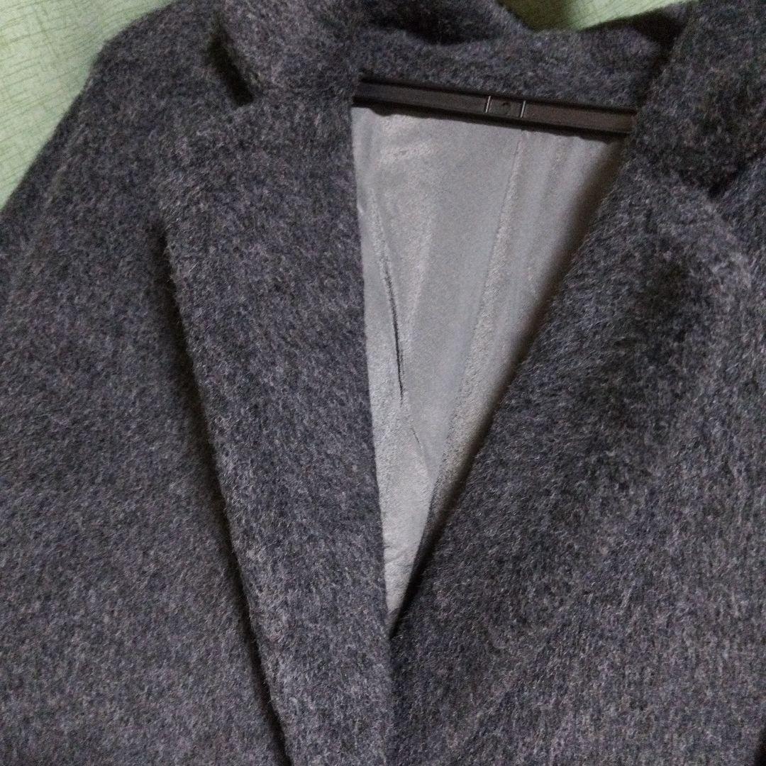 Louere ルエレ ダブル ロング シャギーチェスター コート
