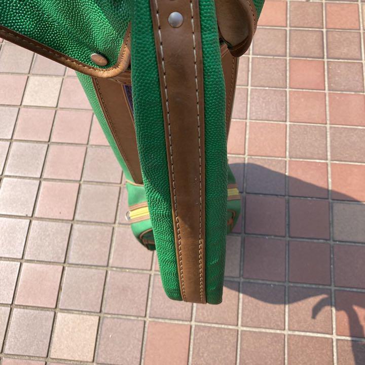 カステルバジャック Castelbajac キャディバッグ ゴルフバッグ レザー