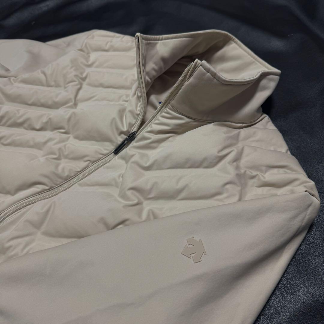 デサント ゴルフ 美品 ウィンド ダウン ストレッチ ジャケット ベージュ 切替 デサント ゴルフ 美品 ウィンド ダウン ストレッチ ジャケット ベージュ 切替