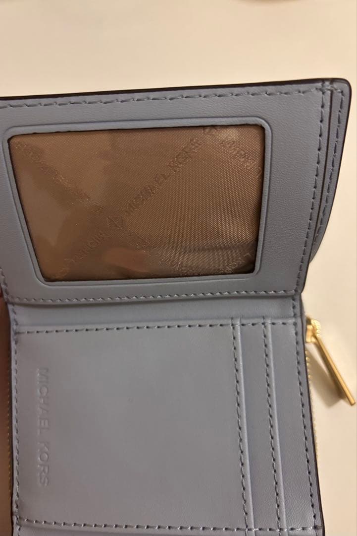 MICHAEL KORS 三つ折り財布 ブルー