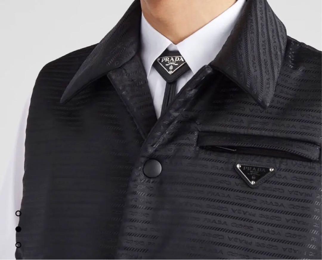 【PRADA】トライアングルループタイ ブラック プラダ PRADA ネクタイ ボロタイ ループタイ トライアングルロゴ