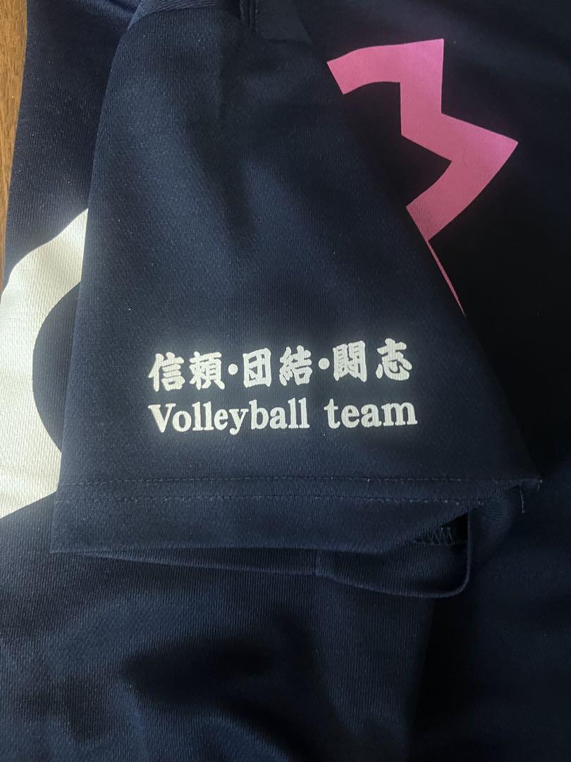 バレーボールチームシャツ ネイビー NSSU 日体大
