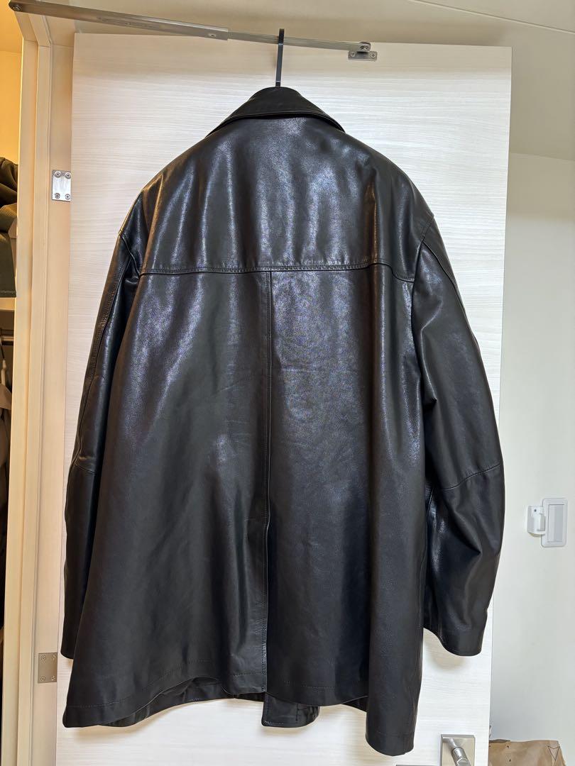 ジャケット・アウター stein 23ss LEATHER CAR JACKET S