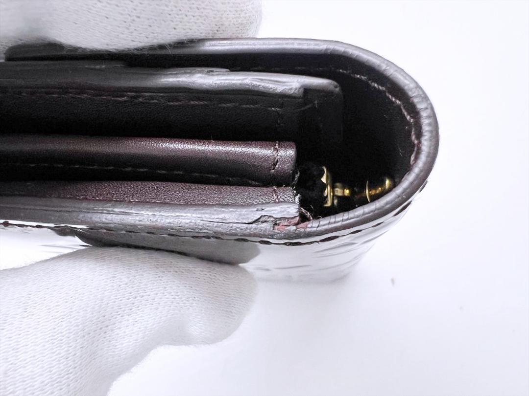 良好品　ルイヴィトン　ヴェルニ　 ポルトフォイユサラ　長財布　M93524