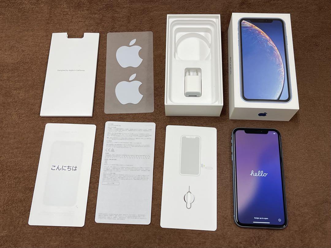 iPhone XR 64GB ブルー simフリー