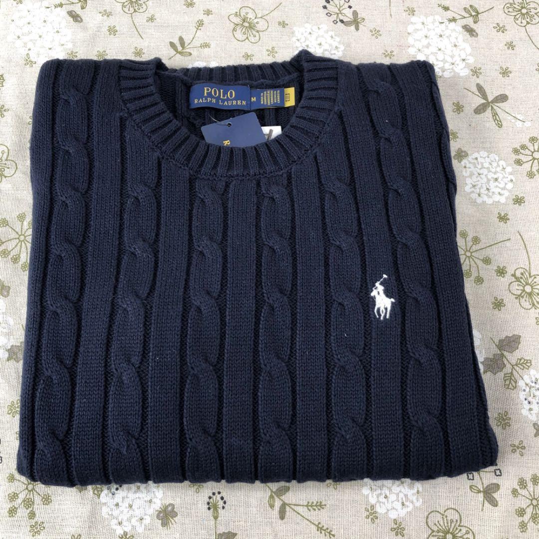 ラルフローレン POLO ケーブル ニット セーター 半袖 - メルカリ