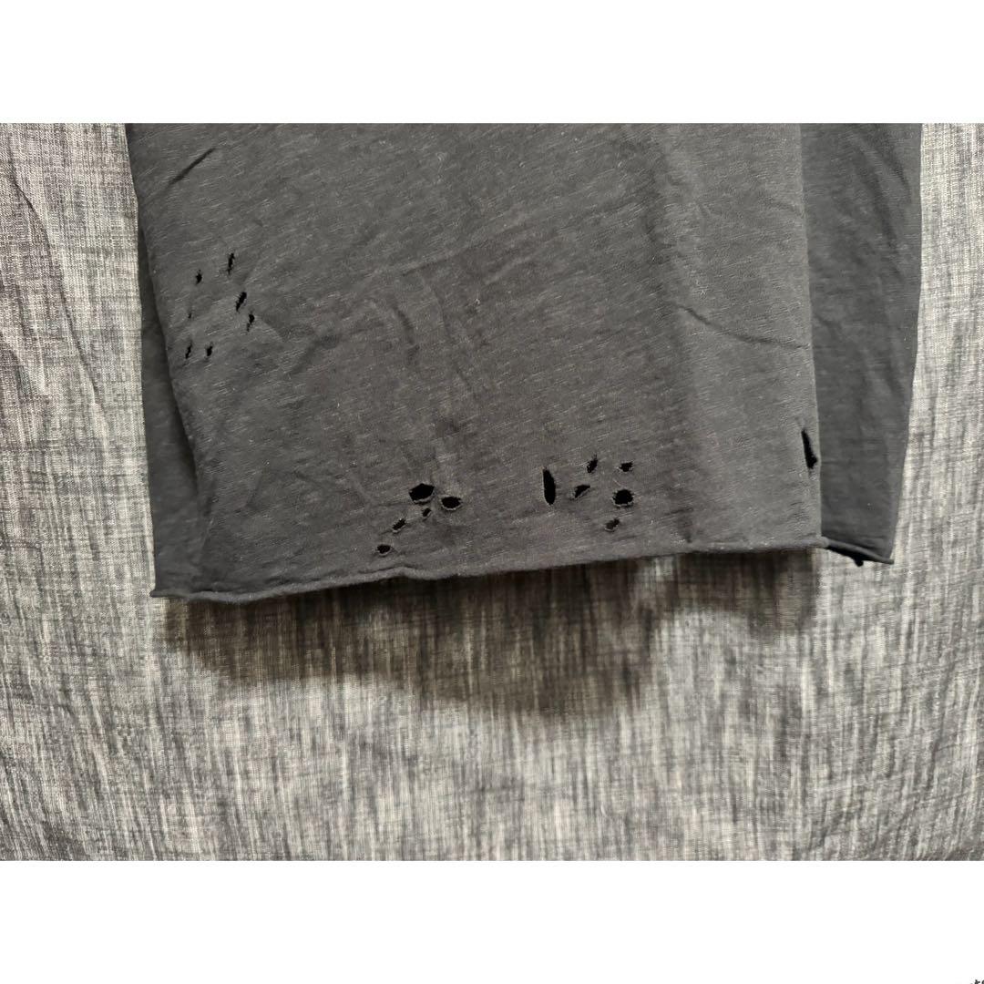 Marc Jacques Burton ハードダメージ加工リメイク　Tシャツ　黒