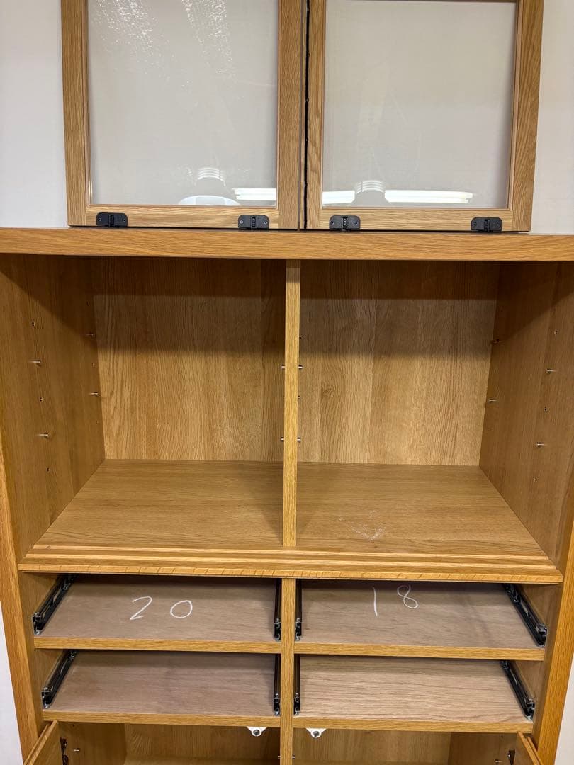 高野木工 CANO カノ ホワイトオーク IDC キャビネット 食器棚やや傷や汚れあり NEXPOTALLINN_EU