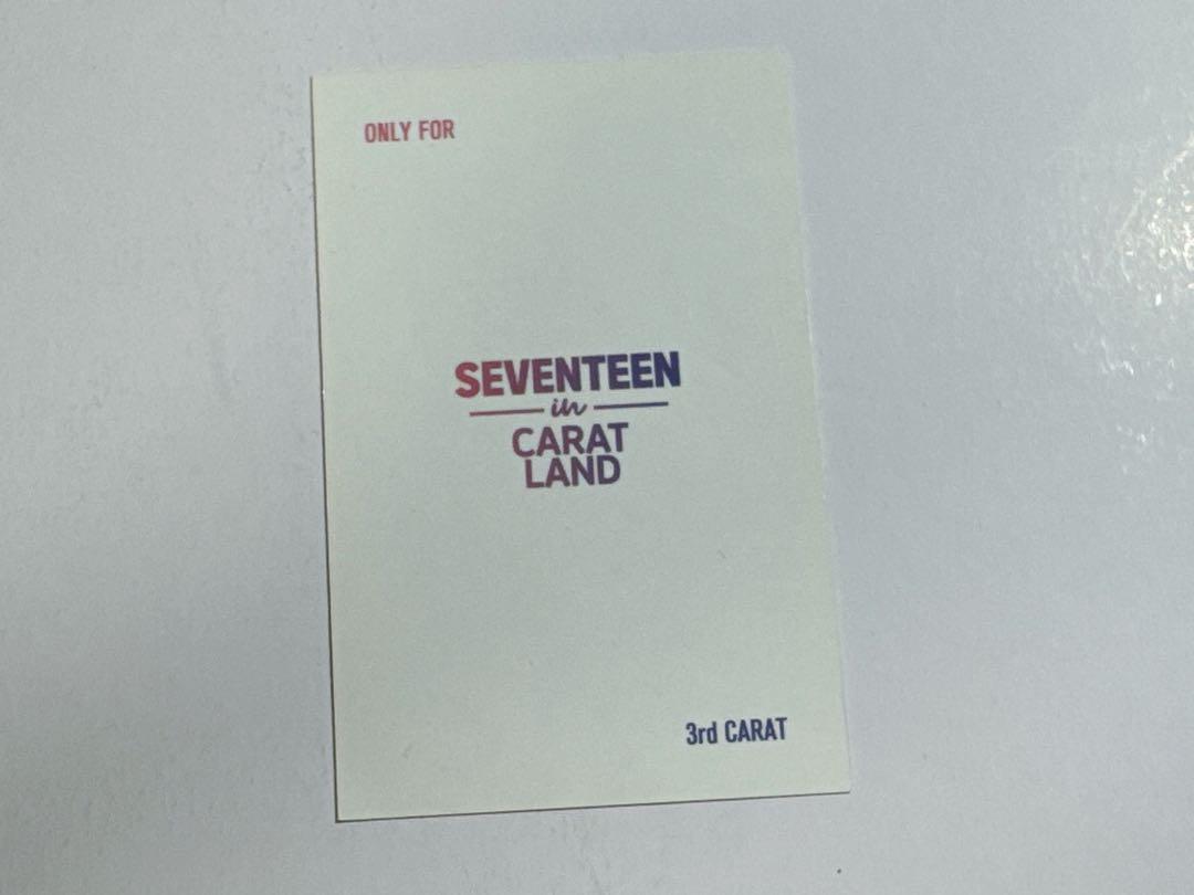 SEVENTEEN caratzone land トレカ ウォヌ