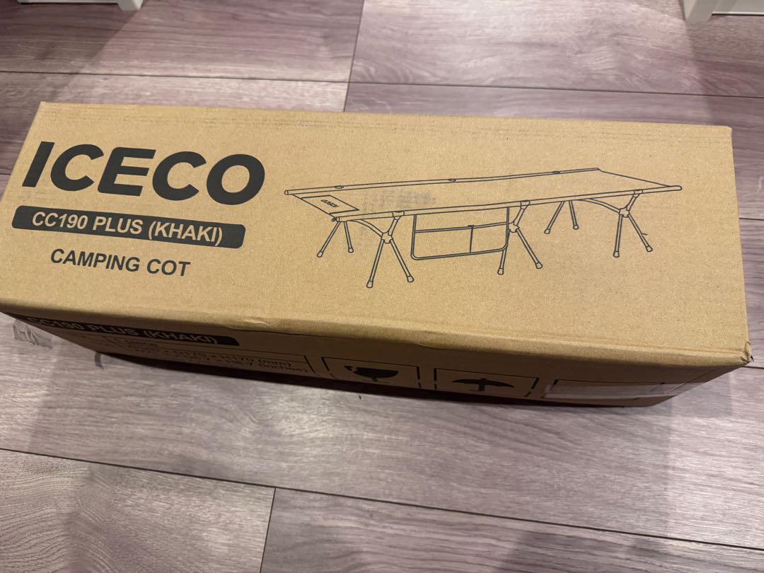 【未開封】ICECO 2WAYコット 180kg耐荷重　カーキー 未開封】ICECO 2WAYコット 180kg耐荷重 カーキー - メルカリ